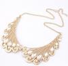 Gold and Pearl Vintage Lace Collar Necklace